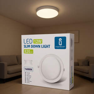 Led Slim Down Light 12W 820Lm 6000K Daylight White - Product Image 3