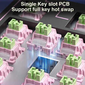 LingBao K87 Pro Teclado mecánico Tres modos Inalámbrico Gami RGB - Product Image 4