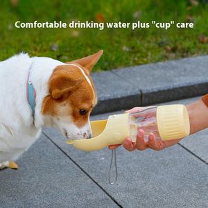 Portable solide motif fournitures pour animaux de compagnie en plastique PP <span class=keywords><strong>chien</strong></span> et chat bouteille d'eau pour la marche et les voyages mangeoire d'eau bouilloire pour chiot chat - Product Image 2