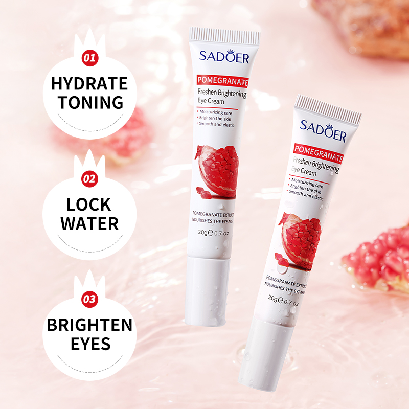 Crema idratante per gli occhi al melograno