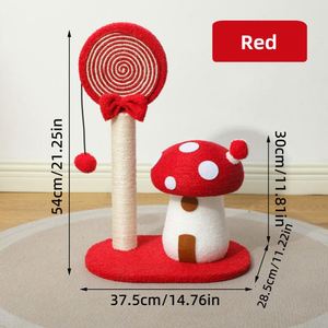 Customizable Non-Shedding Sisal <b>Cat</b> <b>Tree</b> Scratcher Including Mushroom House <b>Cat</b> Climbing Frame for <b>Small</b> <b>Cats</b> Wholesale - Product Image 4