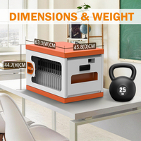 Gabinete de Carga Compacto de 16 Compartimentos para Múltiples Dispositivos con Kit de Montaje en Pared para Almacenamiento de Tablets en Comercios y Pequeñas Empresas
