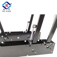 Mécanisme de table relevable pliable en métal B12-1H pour meubles, gain de place, transforme une table basse en table à manger, utilisation en extérieur
