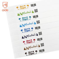 Gelang Kertas Tyvek Harga Pabrik, Sekali Pakai, Tahan Air, Lembaran Tyvek, Gelang Pergelangan Tangan untuk Printer Laser, Gelang Acara untuk Pesta