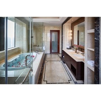 Ensemble de meubles de chambre d'hôtel modernes sur mesure de haute qualité, standard 5 étoiles, panneaux en bois pour chambre et appartement