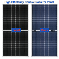 Module photovoltaïque à double vitrage N-Type Topcon 605W-630W, panneaux solaires à double vitrage haute efficacité pour système solaire domestique ESS
