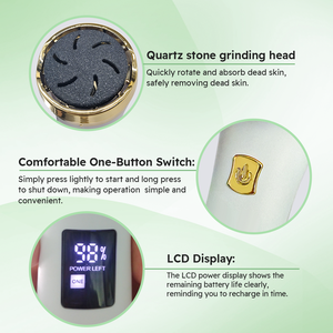 Outils de pédicure étanches rechargeables Kit de soins des pieds Dissolvant de peau morte lime à <span class=keywords><strong>pied</strong></span> électrique Ponceuse à callosités - Product Image 4