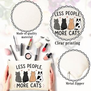 Bolsa de Regalo para Mujer, Bolsa de Cosméticos con Diseño de Gatos, Regalos Ideales para Mamá, Hijas y Amigas, Perfecta para Viajes y Cumpleaños - Product Image 5