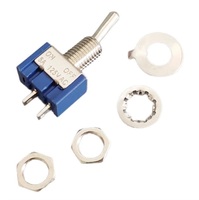 Interrupteurs à bascule miniatures 2 positions ON-OFF 2 broches SPST 6A 250VAC MTS-101