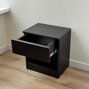 Source Factory OEM ODM Wooden <strong>Bedside</strong> <strong>Table</strong> with Hidden Storage Secure Lock Nightstand Secret Drawer Invisible Compartment - Product Image 4