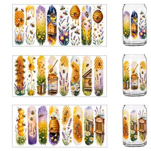 Autocollants DTF UV de haute qualité à <span class=keywords><strong>prix</strong></span> direct usine pour gobelets en verre Libbey de 16 oz, autocollants de transfert pour enveloppes de canettes, étiquettes personnalisées - Product Image 2