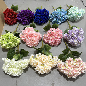 Bouquet de fleurs artificielles en soie Yixuan, hortensia français, décoration de mariage - Product Image 2