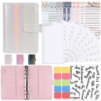 Classeur à feuilles mobiles en cuir PU A6, planificateur, carnet de notes, ensemble de classeurs avec fermeture à boucle magnétique, STOCK
