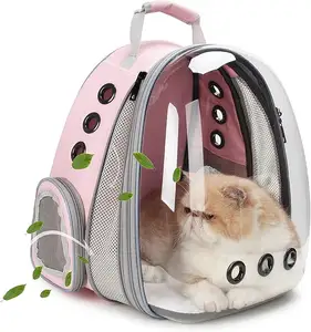 Bubble espandibile zaino per gatti Pet trasportino da viaggio per cani e gatti rosa