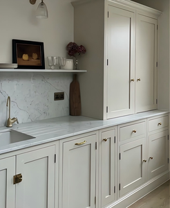 Mobile da <span class=keywords><strong>Cucina</strong></span> in Stile Europeo Moderno, Credenza Modulare in Legno, Arredamento Classico Rustico - Product Image 3