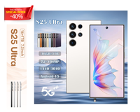 Prix Usine S25 Ultra 16+1 To Smartphone Android 15 Processeur Deca Core 5G Débloqué Téléphones Portables 144Hz Anglais 8000mAh Téléphones Économiques