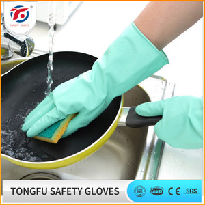 Gants en latex pour le ménage, design unisexe, taille unique, toucher doux, imperméables, multi-usages - Product Image 5