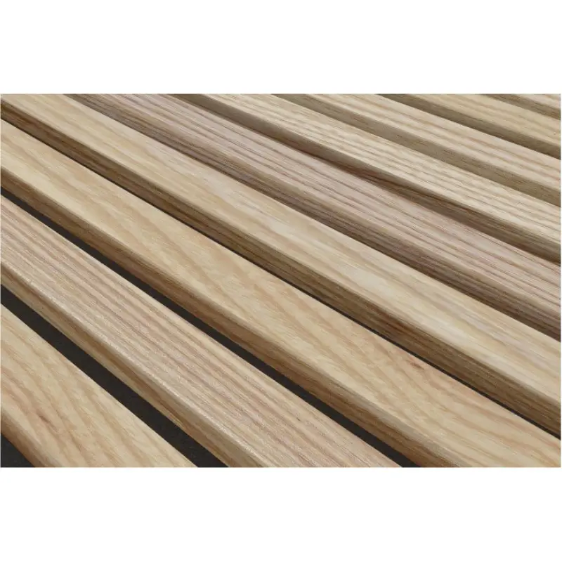 Modern Acoustic Anti Sound Absorption Proofing Wooden Design Wood Slat Polyester Fiber Wall Panel