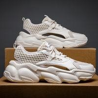 Chaussures de course pour hommes, légères, respirantes, confortables, chaussures de marche décontractées, baskets tendance, chaussures de sport en mesh