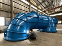 Generator Energi Bebas 150KW-2MV Turbin Pelton Hidro Sistem Roda Gila Baja untuk 50kw