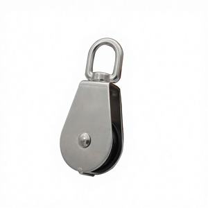 Poulie simple en forme de poire en nylon, acier inoxydable marin, chariot de levage de câble, état neuf, poulie pour filet de pêche pour bateaux - Product Image 1