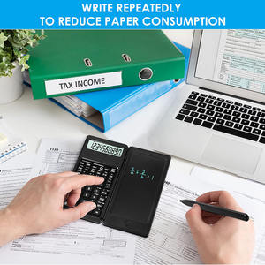 Bview Art Calculatrices mathématiques scientifiques à grand écran à 10 chiffres pour le collège et le collège - Product Image 5