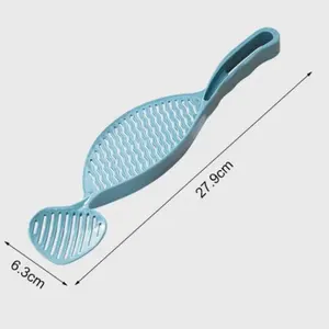 Nuevo colador de plástico en forma de media luna con mango de silicona para filtrar agua, arroz, frutas, pasta, utensilios de cocina - Product Image 5