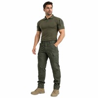 2027 Ensembles d'uniformes tactiques pour hommes, style Frogman, comprenant pantalon tactique, veste et chemise unie, pour l'entraînement sportif en extérieur, tenues de camouflage