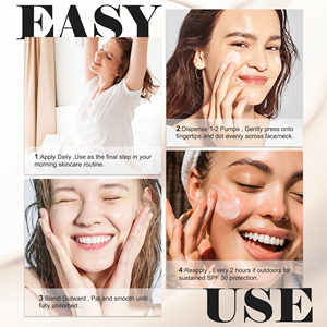 Bán Buôn Kem Chống Nắng Với Tint Evens Da Tone Phổ Rộng SPF 30 Niacinamide Kẽm Nhãn Hiệu Riêng Màu Kem Chống Nắng - Product Image 6