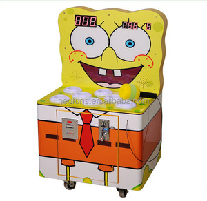 LED Crazy Frog Coin Operated niños golpear martillo <span class=keywords><strong>Whack</strong></span> <span class=keywords><strong>a</strong></span> <span class=keywords><strong>mole</strong></span> redención de golpe martillo juego de arcade máquina de China - Product Image 6