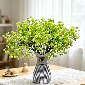 Ramo de Flores Artificiales de <span class=keywords><strong>Seda</strong></span> Sintética con Diseño de 6 Ramas, para Decoración de Bodas, Hogar y Día de la Madre - Product Image 1