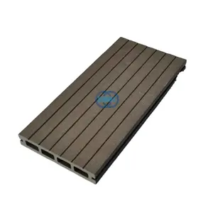 PE di Plastica di Legno Decking Composito WPC fornitori 140*25mm teak decking decor outdoor decking