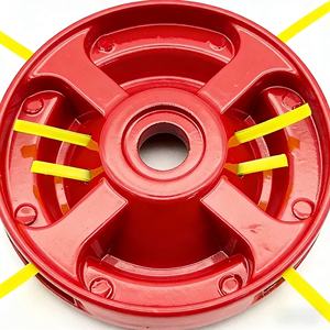 Tête de coupe universelle en aluminium à 4 fils, 4 carrés, haute performance, alimentation facile, pour débroussailleuse, outil de <span class=keywords><strong>jardin</strong></span> de remplacement - Product Image 4