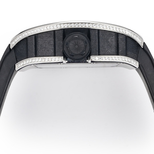 Montre de luxe pour homme Diamond Four Claw Tourbillon <span class=keywords><strong>Auto</strong></span> 59-01 en carbone NTPT avec bracelet noir, montre de gala, montre d'affaires - Product Image 4