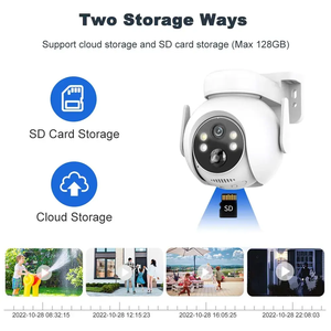 LCLCTEK 4G SIM LTE טויה חכמה כוכבים סולרית מצלמת אבטחה מופעלת סוללה 3MP צבע מלא IP66 חיצוני PTZ מצלמת טלוויזיה במעגל סגור - Product Image 6