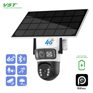 Kamera PTZ Tenaga Surya HiEasy 4G 6MP Tiga Layar Hemat Daya Penyimpanan Data Cloud Deteksi Gerakan Penglihatan Malam Luar Ruangan Terpasang - Product Image 4