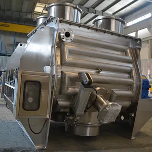 Hete Verkopende Paddle Mixer Dubbele As Peddel Mixer Droog Cement Motar Meststof Agitator Lint Blender Mixer