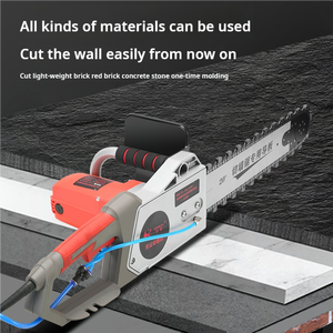 Sierra eléctrica industrial portátil de alta calidad para cortar hormigón, azulejos y madera con cadena de diamante endurecido, venta al por mayor - Product Image 6