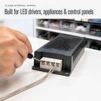 Câble plat en ruban 22AWG 2 conducteurs en PVC transparent, cuivre étamé, 2C, 22 gauge, pour lampe LED, câblage électrique, 300V