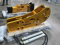 Marteau brise-roche hydraulique latéral robuste pour SB 43, 5-12 tonnes, diamètre de la pointe de 75 mm, boîte de vitesses, pour l'exploitation minière