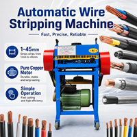 Machine automatique de dénudage de fils 1-45 mm, robuste et portable, pour le recyclage du cuivre de rebut, haute capacité, faible entretien