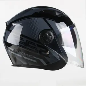 Niedriger Preis Custom Abs Motorrad helme Pc Sun Shield Blue Riding Helm Fahrrad Motorrad