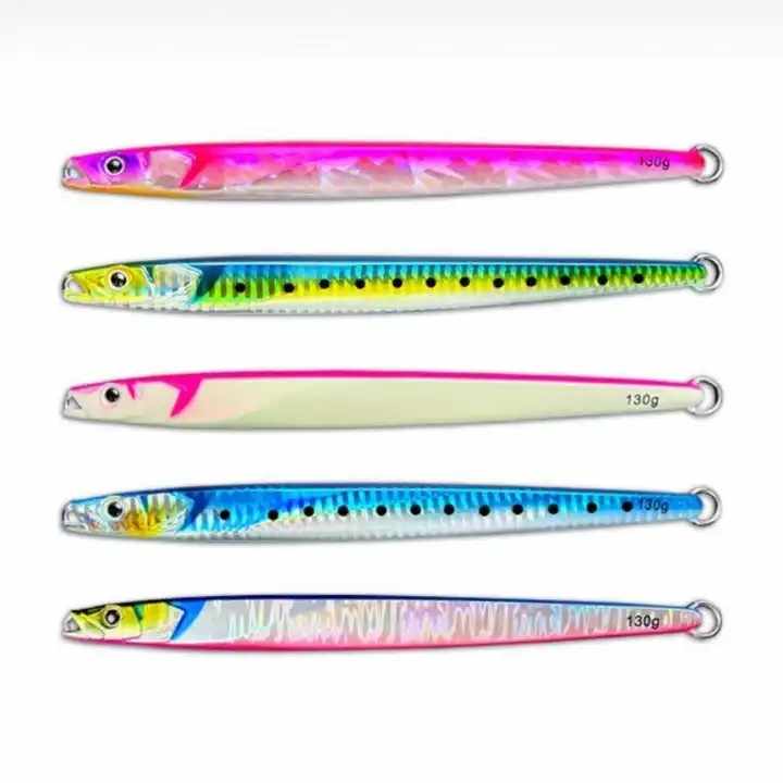 Good Sale OEM 60g 80g 130g 150g Sea Fishing Lures Metal Switch Jig Bass Fishing Bait Tackle Trout Jigging Lure Jigs