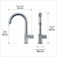 Robinet de lavabo haut de gamme en laiton à levier unique pour projets hôteliers et villas – Vente en gros et personnalisation