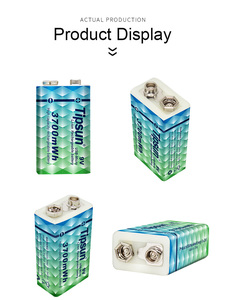 3700mwh usb al litio ferro di alta capcaity 9volt batteria ricaricabile - Product Image 2