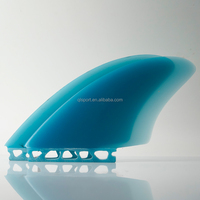 Prix d'usine, ailerons de paddle en plastique, améliorent le Green G5 Tri Set, aileron simple pour les lacs et les rivières