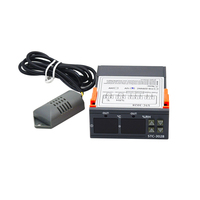 Termostato controlador de temperatura Digital de 110V 1M Sensor impermeable calefacción refrigeración LED relé de Control de temperatura