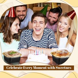 Gold Square Baking Pan Tray Disposable Cake Packaging <b>Foil</b> <b>Container</b> Party Supplies Kits Aluminium <b>Foil</b> Baking Pans - Product Image 6