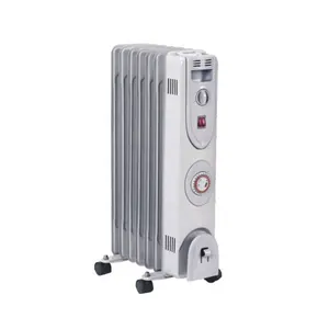 Wholesale Home 24 Hour Timer&Fan Turbo 300W Adjustable Thermostat Control 1500W 7Fins oil filled radiator room space heater