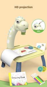 Tablette de dessin LCD Jumon 4,5 pouces pour enfants, fonction projecteur, plastique ABS jaune, unisexe, T8B - Product Image 6